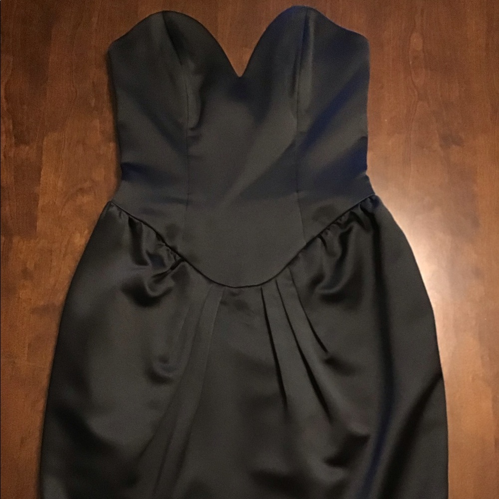 Victor Costa Black Sweetheart Cocktail Dress Sz 10